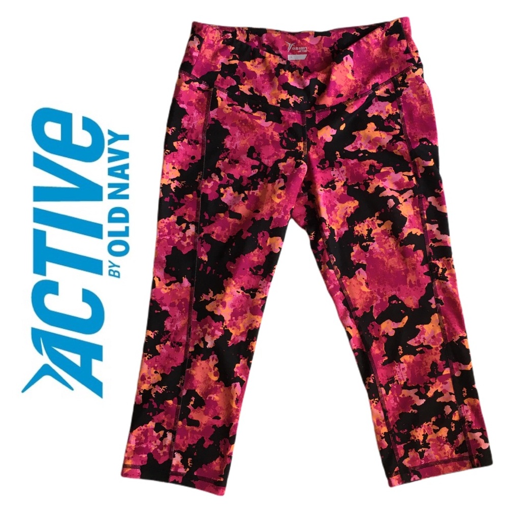 Women’s Old Navy Active Cropped Leggings Size LG